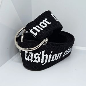 NEW! BLACK TAPE BELT SILVER ACCENT METAL